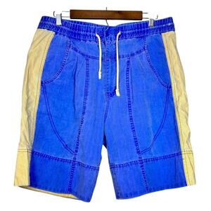 Vintage 80s PREPPY Gitano Colorblock Mens Shorts Size Medium Fisherman